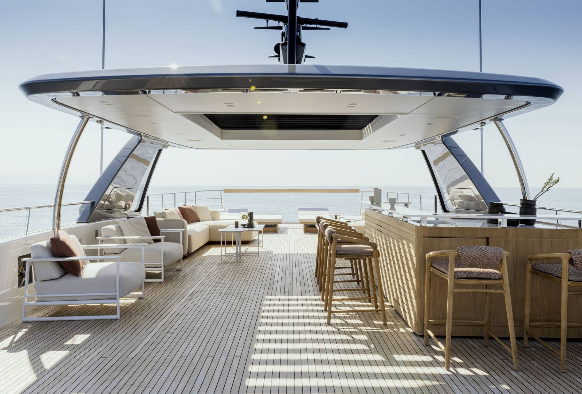 Luxury yacht interior